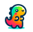 ドラゴンの塗り絵ページ